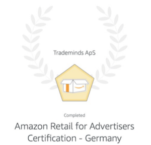 Amazon Retail for annoncører Certifikat